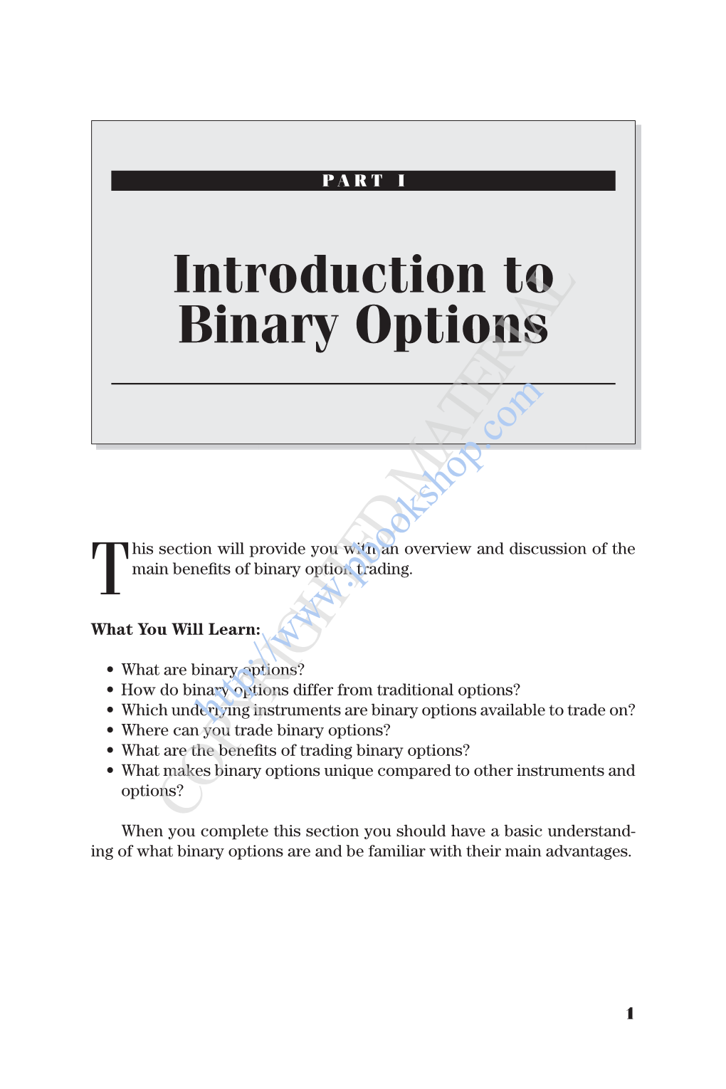 What Are Binary Options?