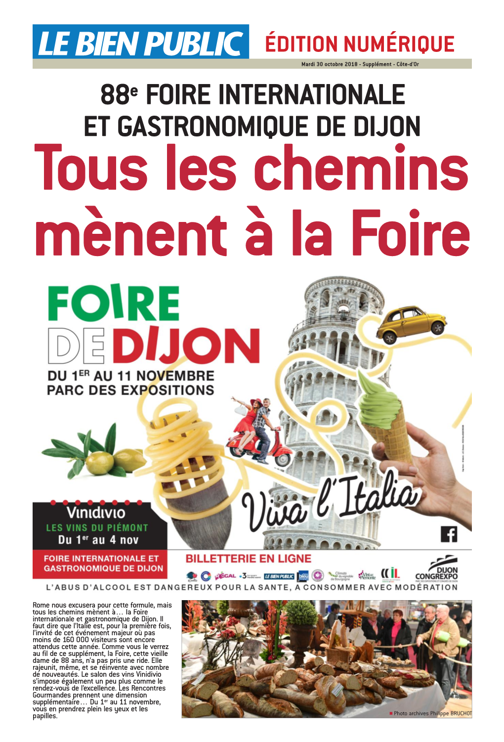 88E FOIRE INTERNATIONALE ET GASTRONOMIQUE DE DIJON Tous Les Chemins Mènent À La Foire