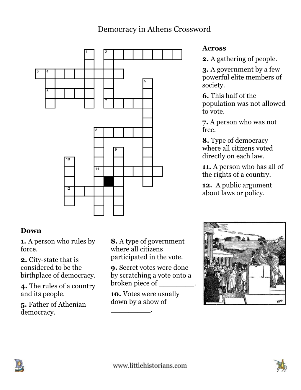 Athenian Democracy Crossword