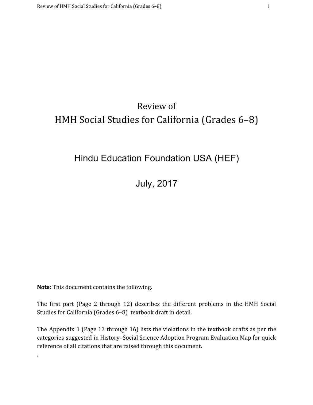 HMH Social Studies for California (Grades 6–8) 1