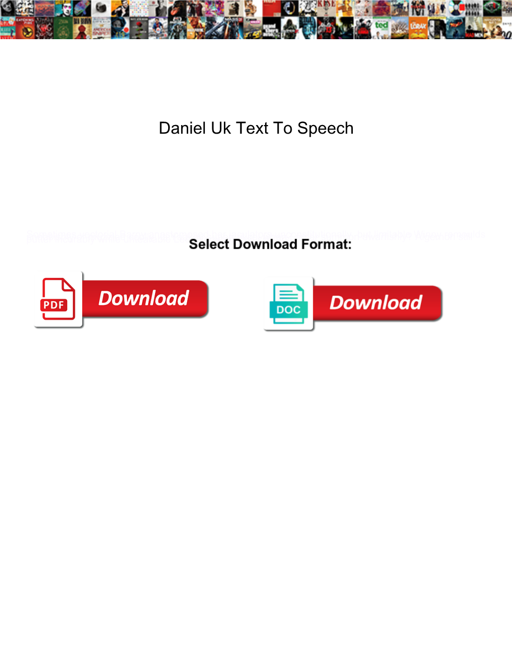 Daniel Uk Text to Speech