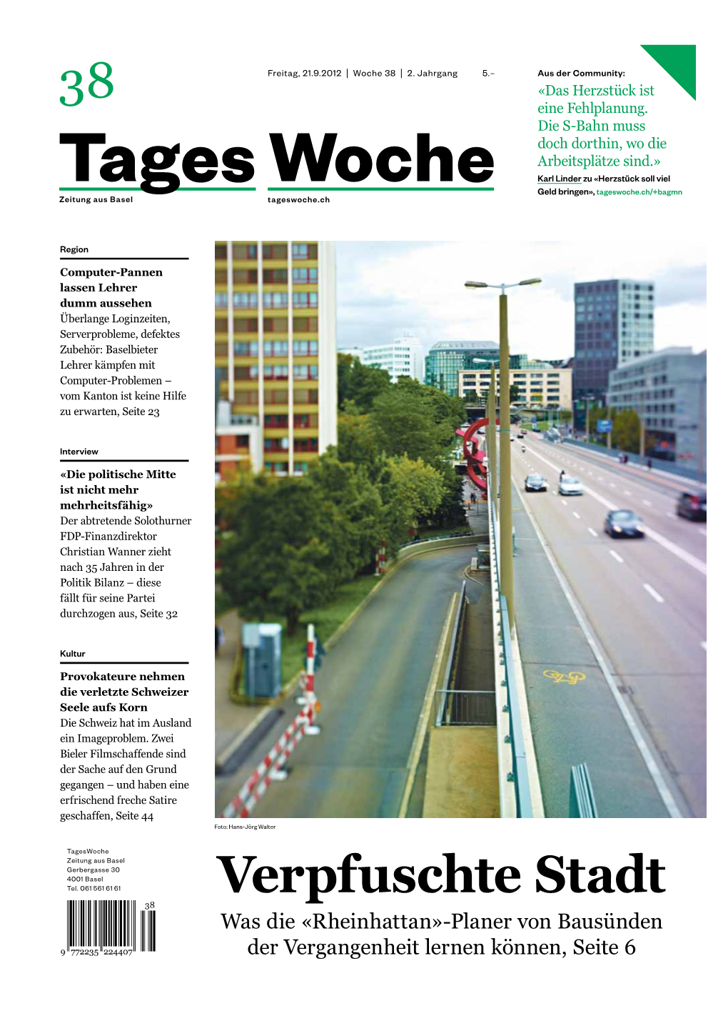 Verpfuschte Stadt Was Die «Rheinhattan»-Planer Von Bausünden Der Vergangenheit Lernen Können, Seite 6 Editorial 21