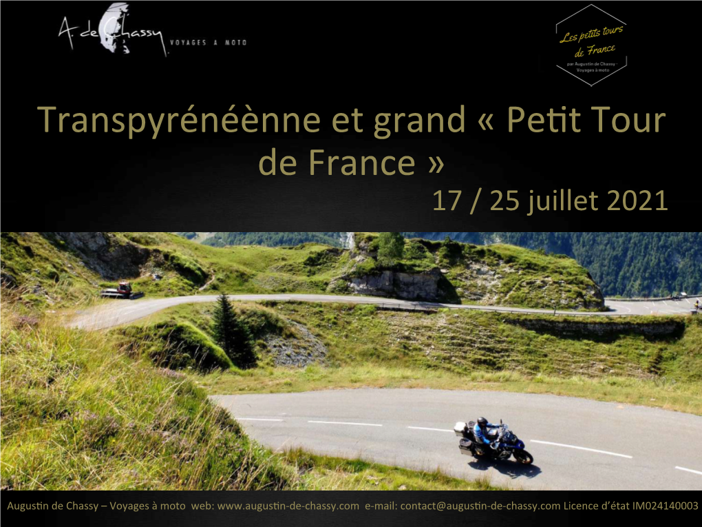 Transpyrénéènne Et Grand « Pe2t Tour De France »