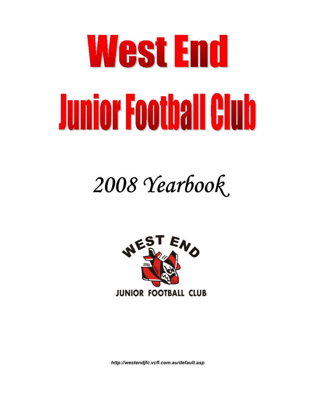 The West End JFC Committee