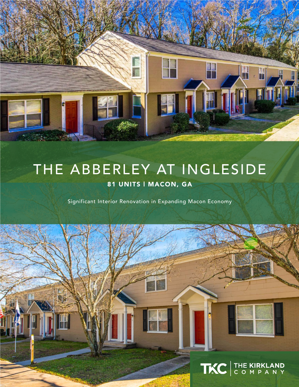 The Abberley at Ingleside 81 Units | Macon, Ga