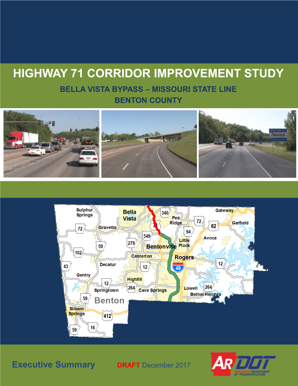 Highway 71 Improvement Study I Executive Summary This Page Intentionally Left Blank