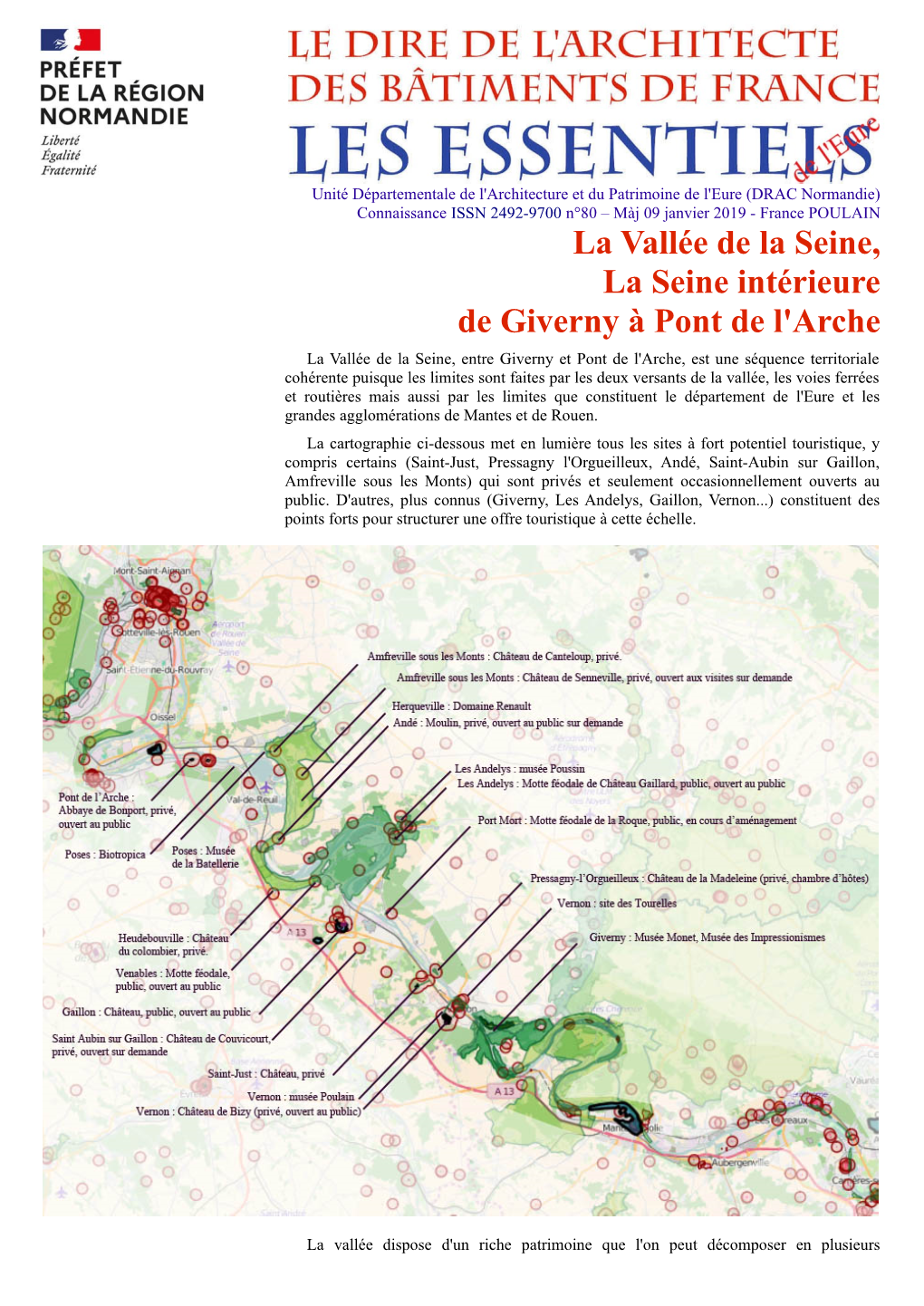 La Vallée De La Seine, La Seine Intérieure De Giverny À Pont De L