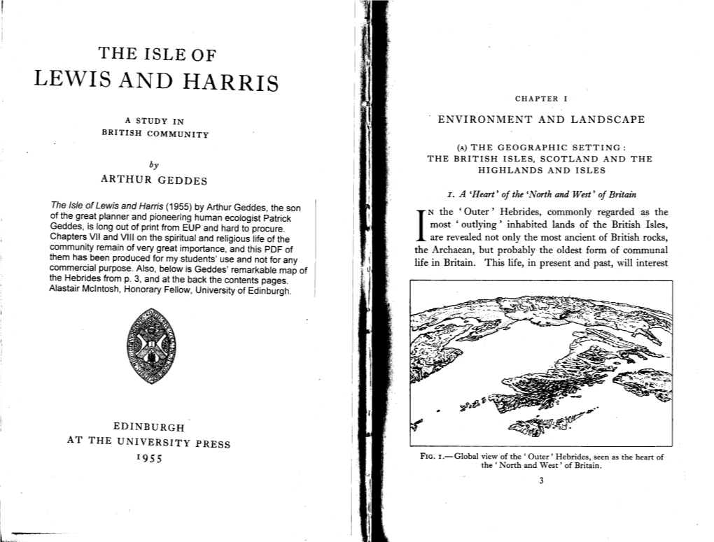 The Isle of Lewis & Harris (Chaps. VII & VIII)