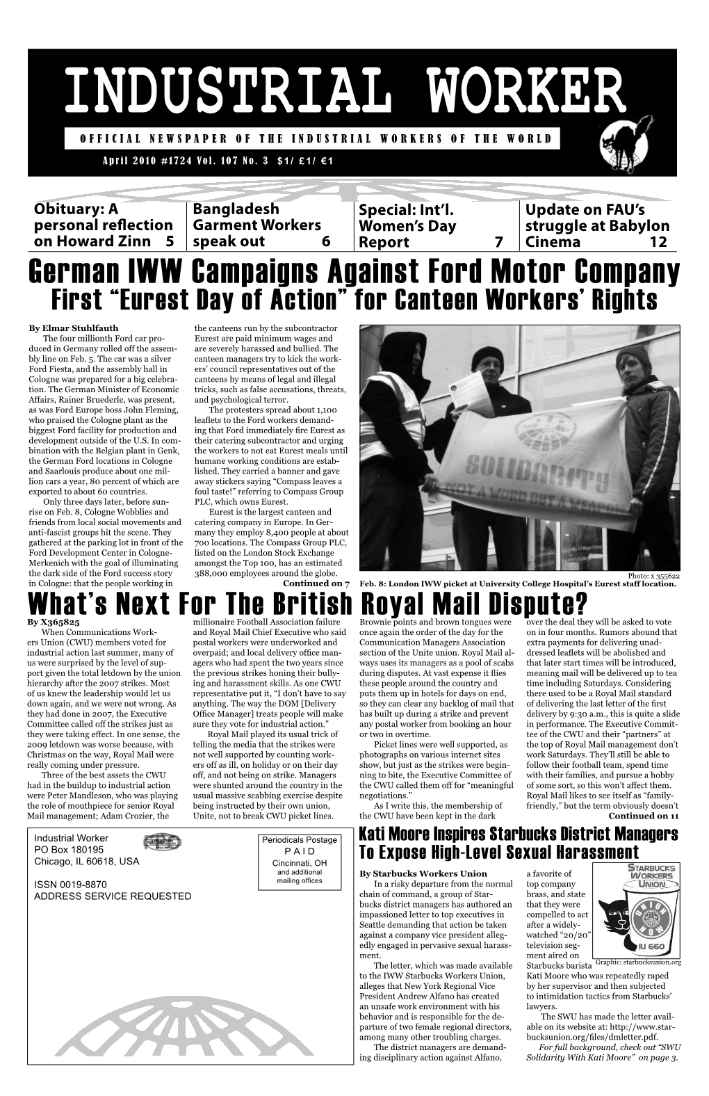 German IWW Campaigns Against Ford Motor Company