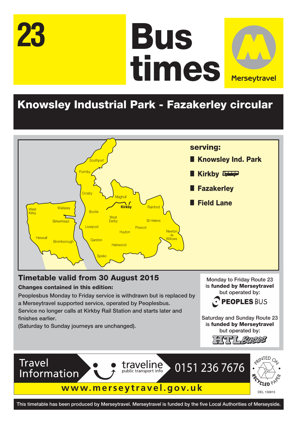 Knowsley Industrial Park - Fazakerley Circular