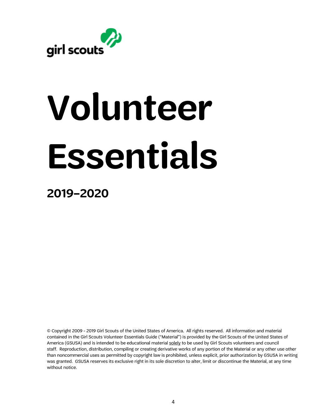 © Copyright 2009 - 2019 Girl Scouts of the United States of America