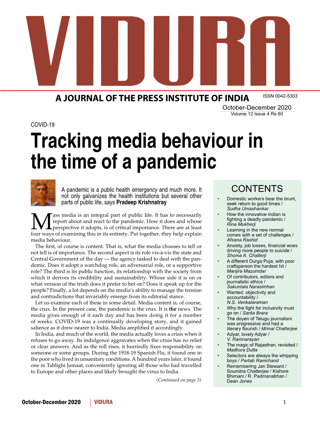 Tracking Media Behaviour in the Time of a Pandemic