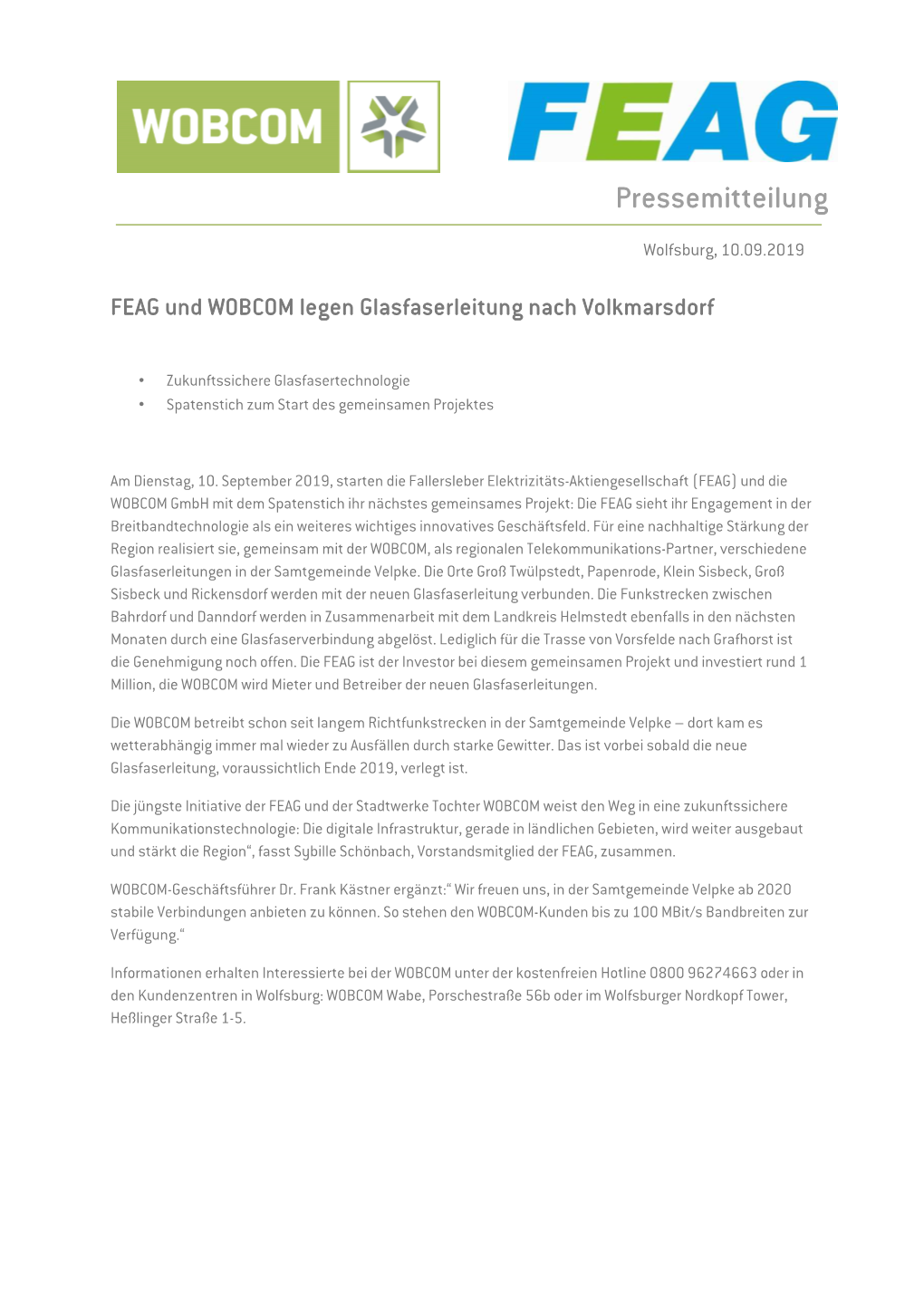 Pressemitteilung Zum Download