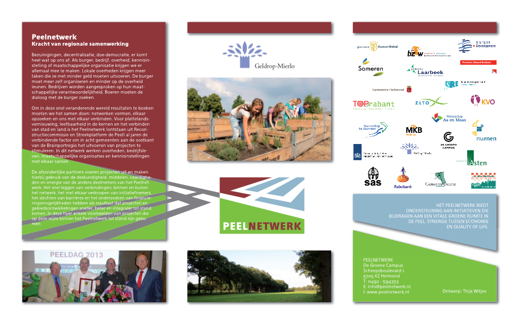 Brochure Peelnetwerk Geldrop Mierlo