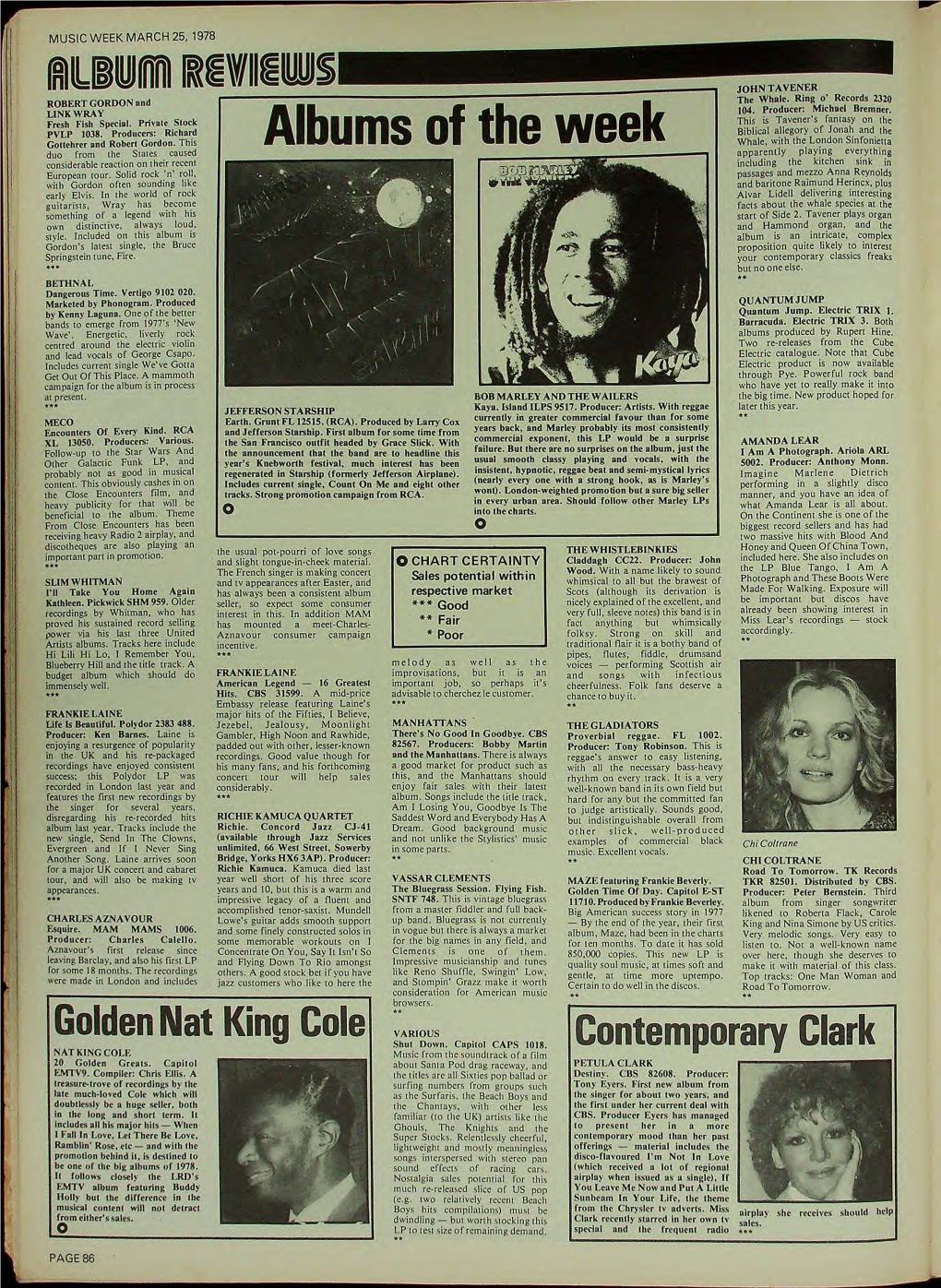 MUSIC WEEK MARCH 25, 1978 P. D 0 KD N