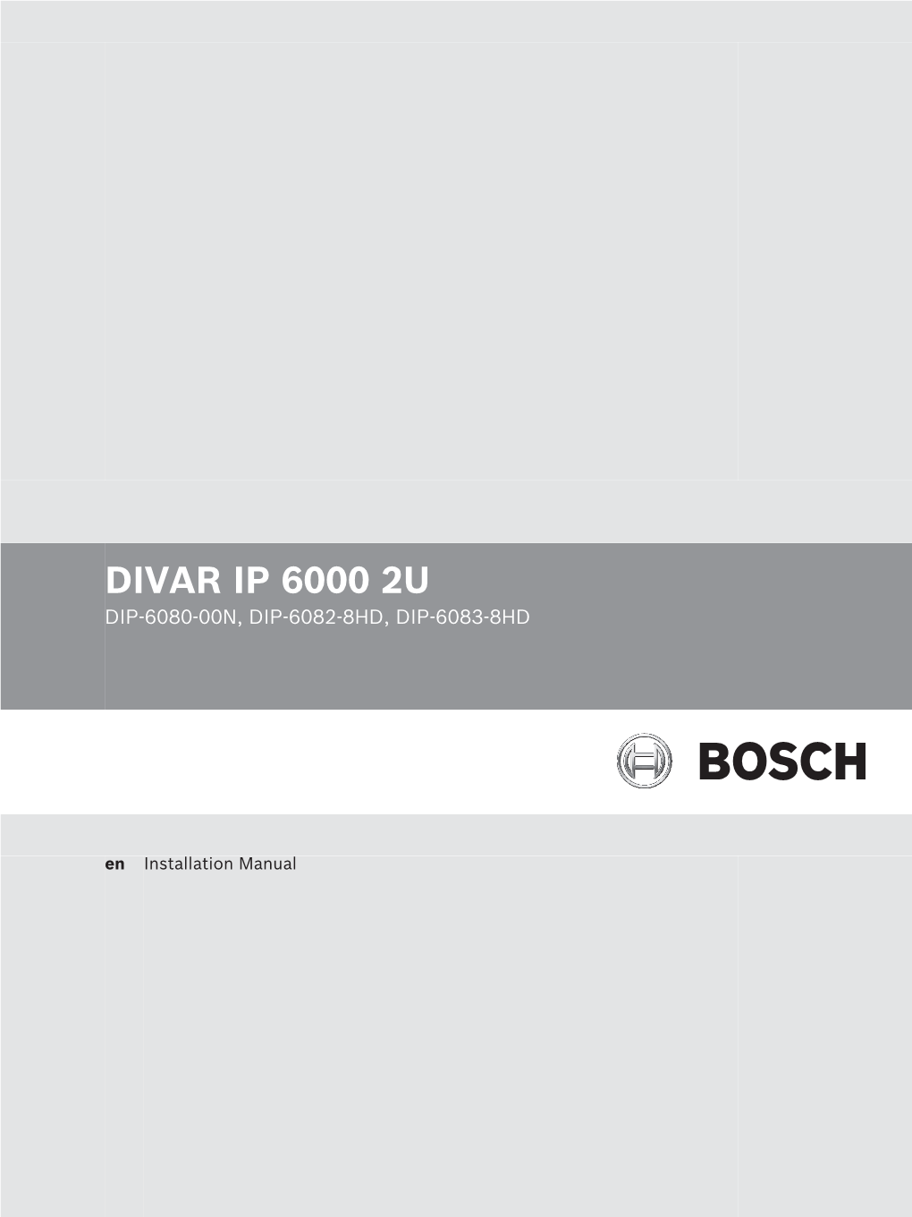 Im Divar Ip 6000 2U