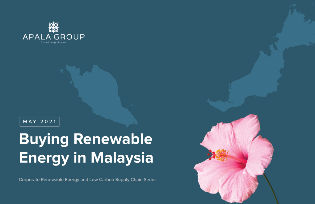 Buying Renewable Energy in Malaysia