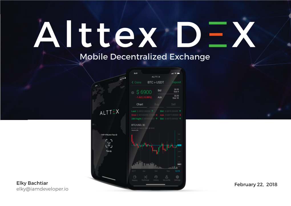 Mobile Decentralized Exchange