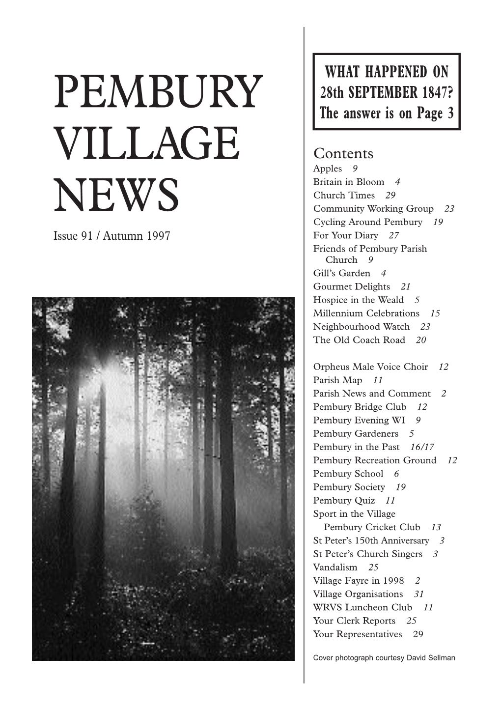 Pembury Village News