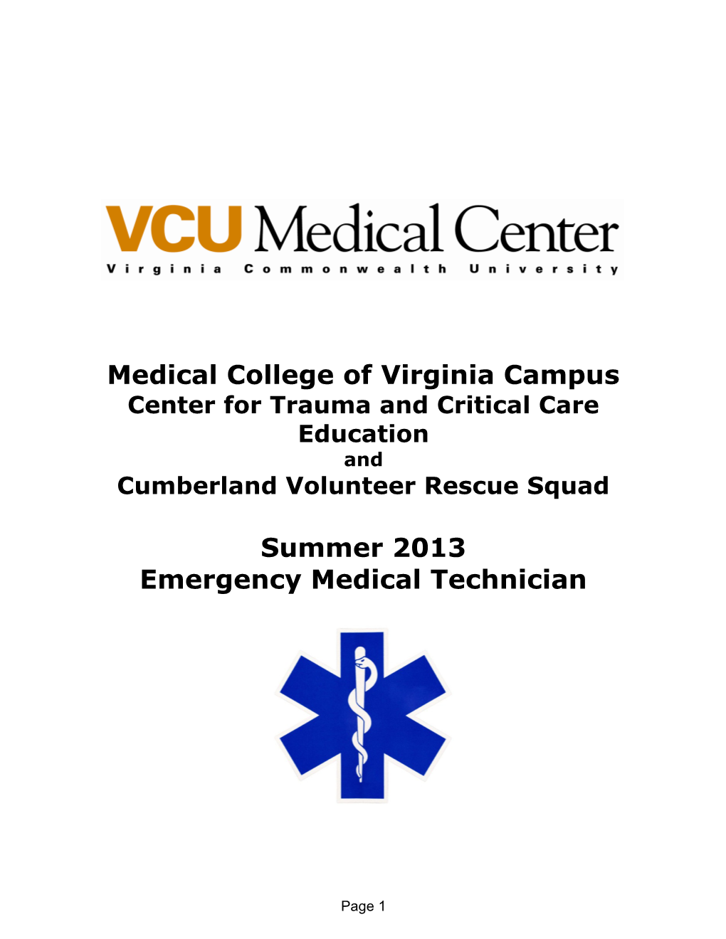 Center for Trauma and Critical Care Education