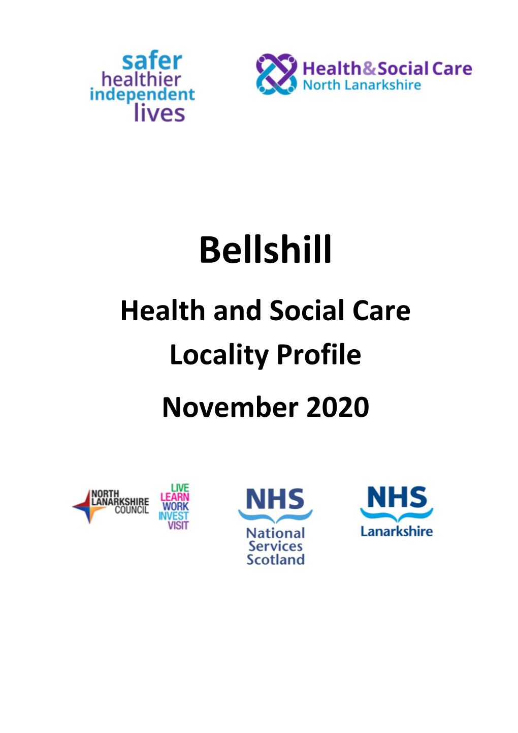 Bellshill Health and Social Care Locality Profile November 2020