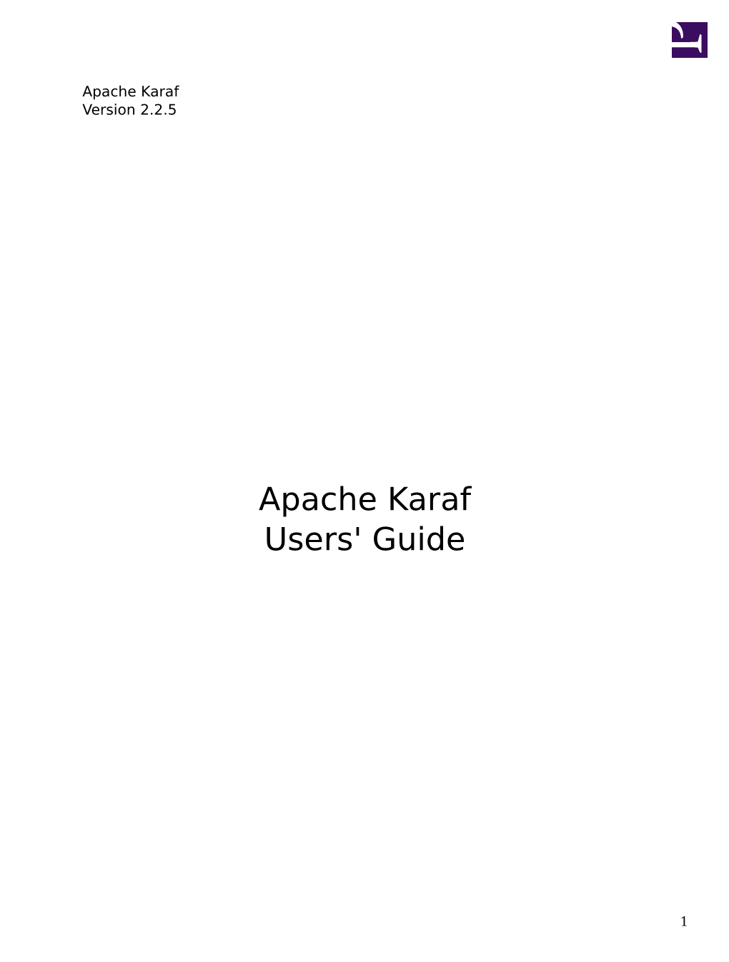 Apache Karaf ${Karaf.Version}