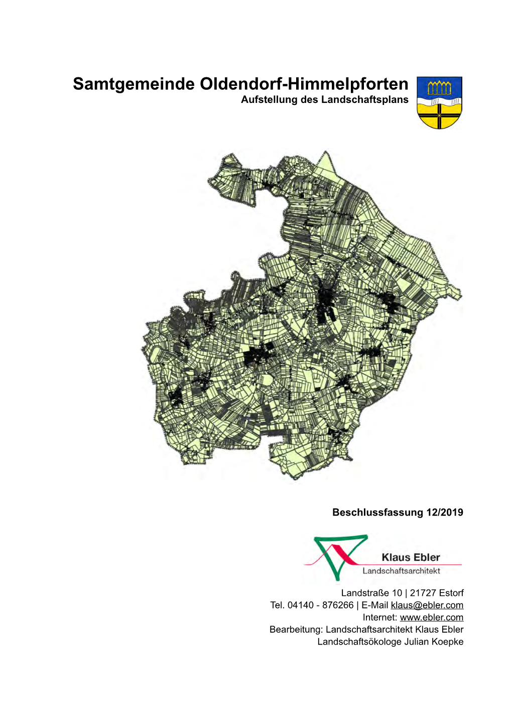 Samtgemeinde Oldendorf-Himmelpforten Aufstellung Des Landschaftsplans