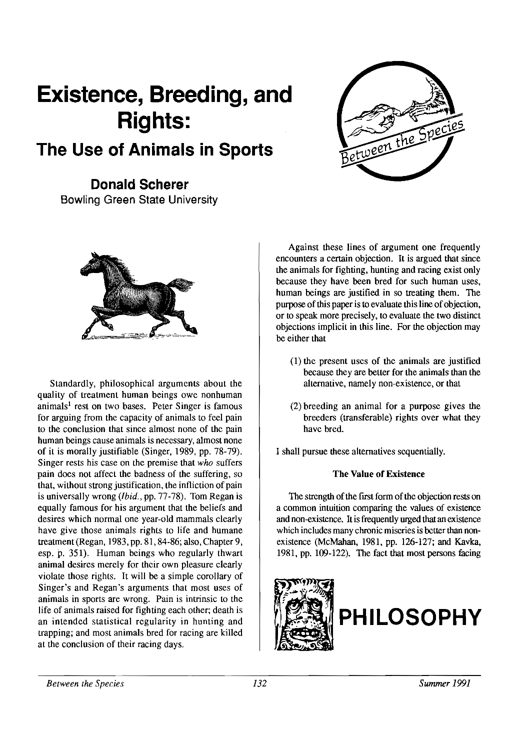 The Use of Animals in Sports