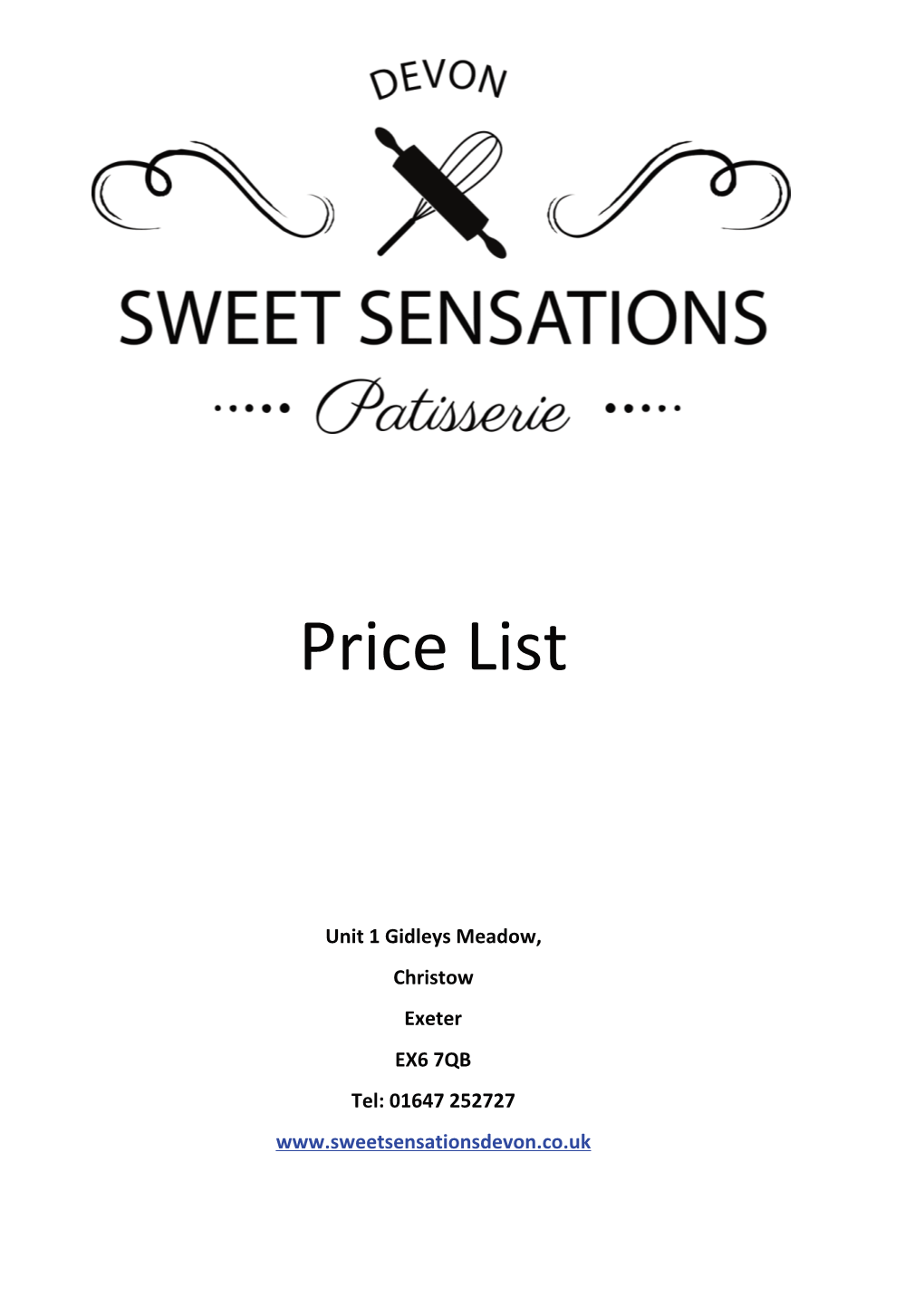 Products Do Not Contain G M Foods All Dairy and Custard Products Should Be Kept a 5ºc We Cannot Guarantee Our Products Have Not Been in Contact with Nuts