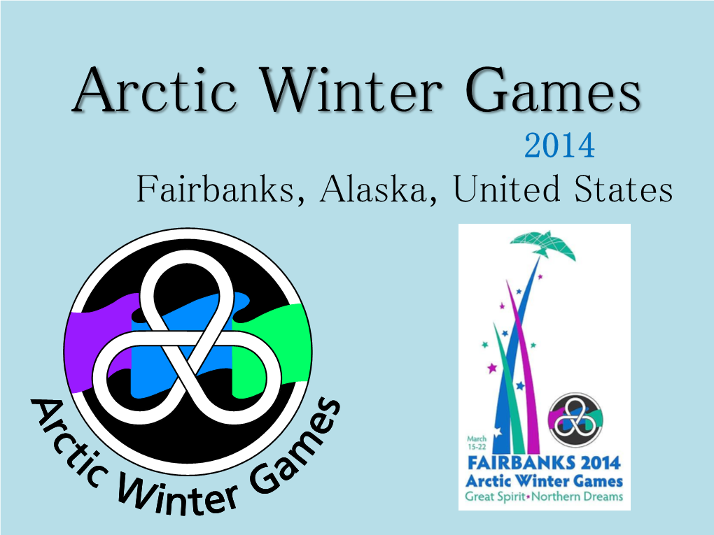 Arctic Winter Games Social Impact Report 2014