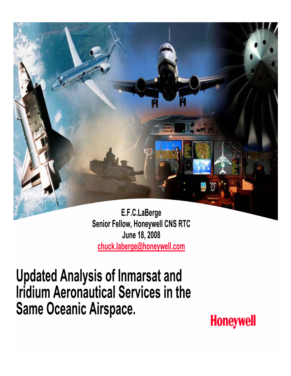 Updated Analysis of Inmarsat and Iridium Aeronautical Services in the Same Oceanic Airspace