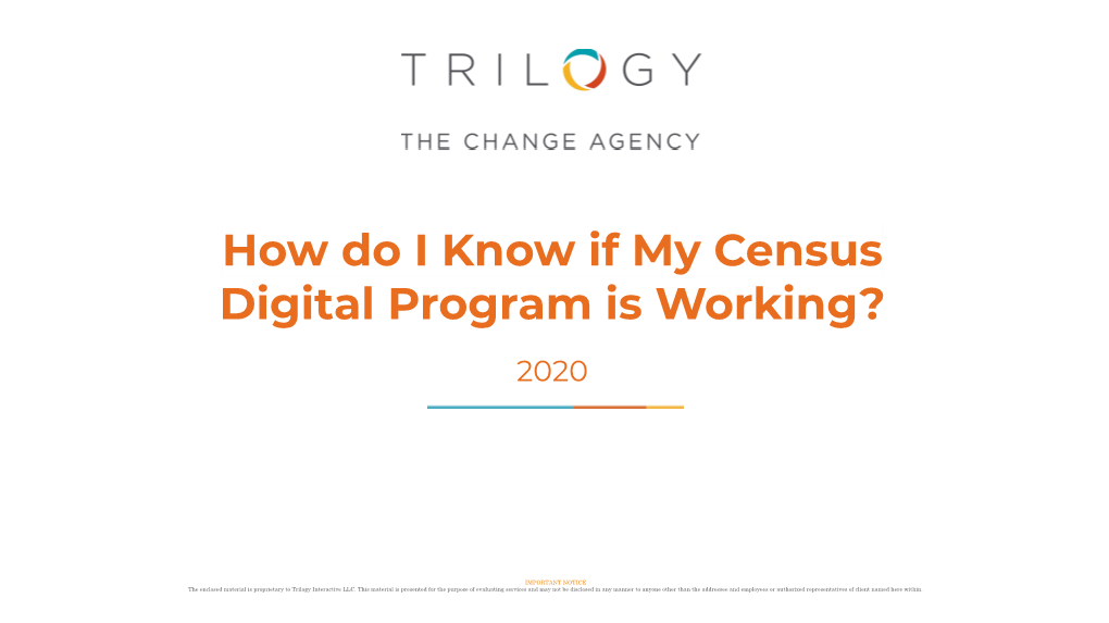 How Do I Know If My Census Digital Program Is Working?