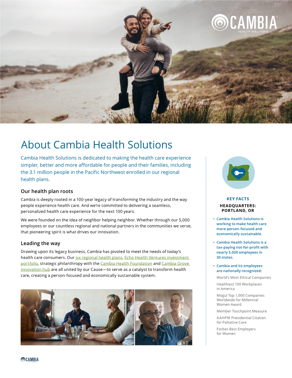 Cambia Company Overview