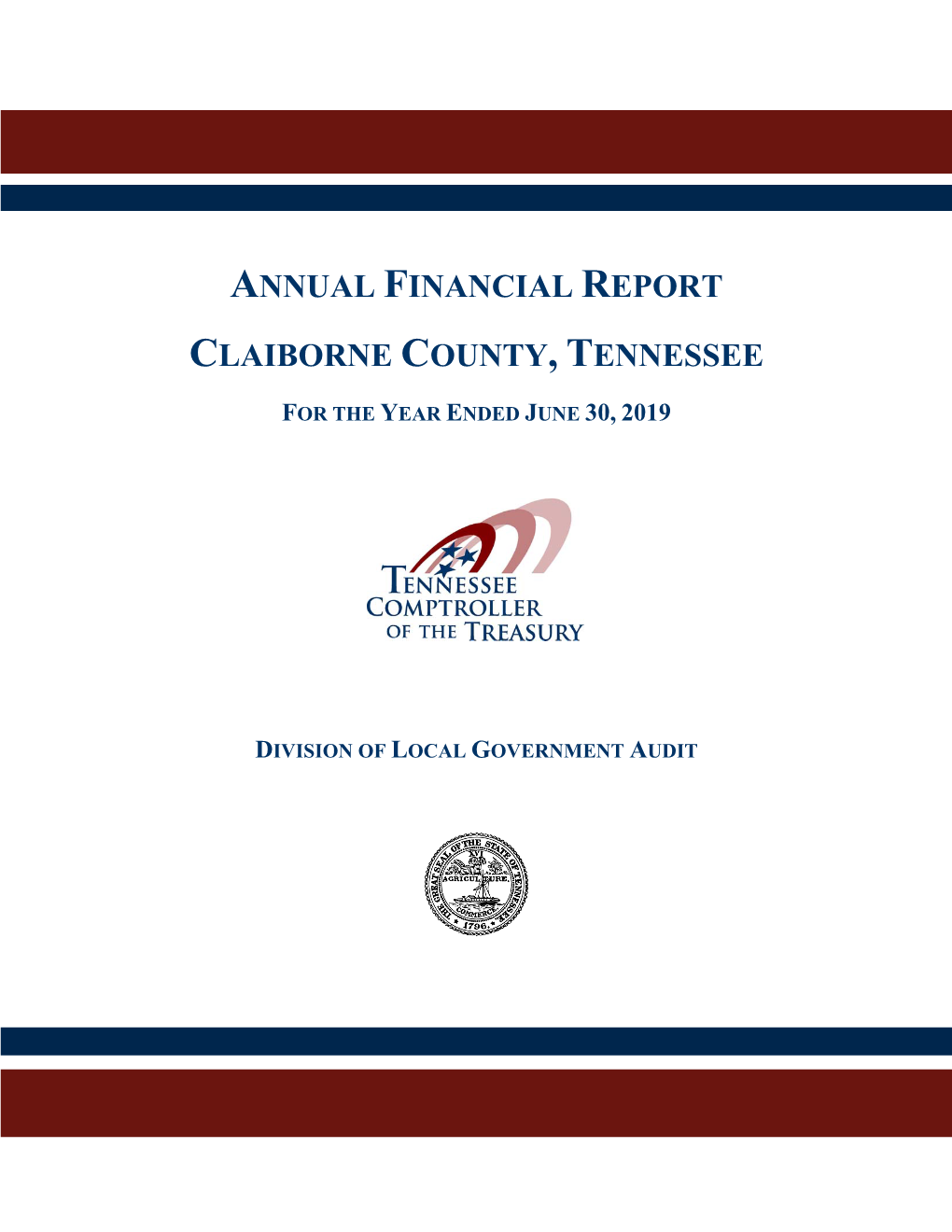 Claiborne County Annual Financial Report 2019