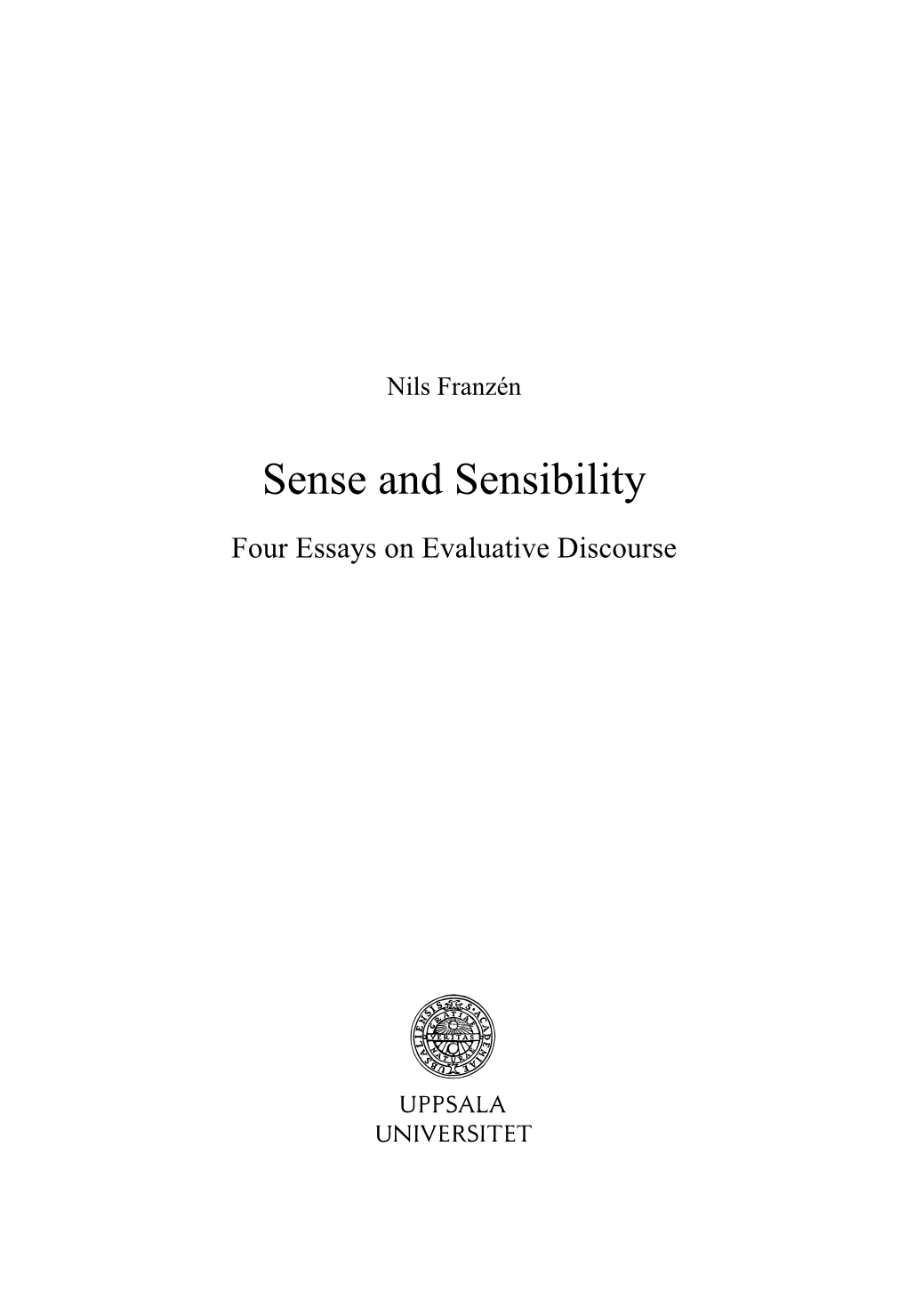 Sense and Sensibility