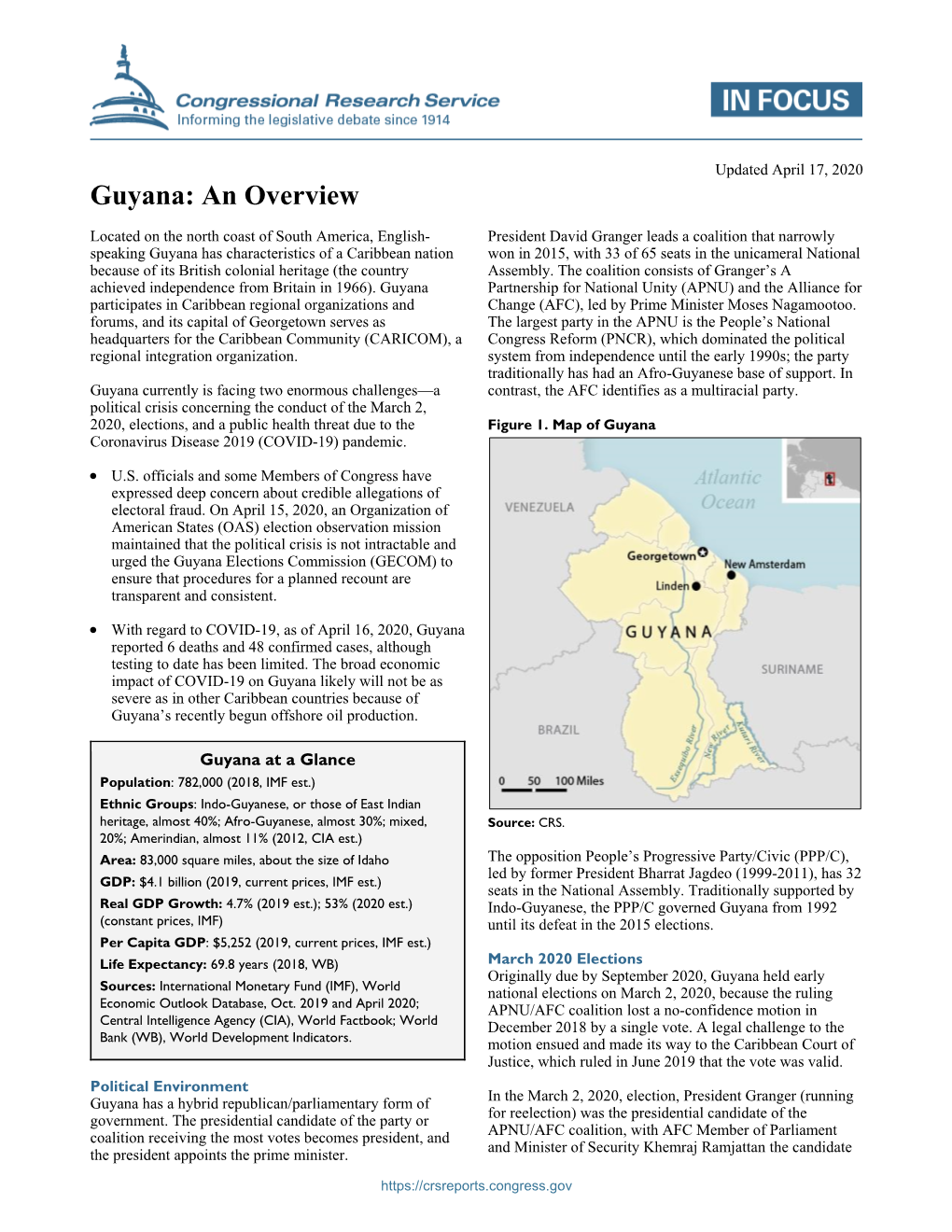 Guyana: an Overview