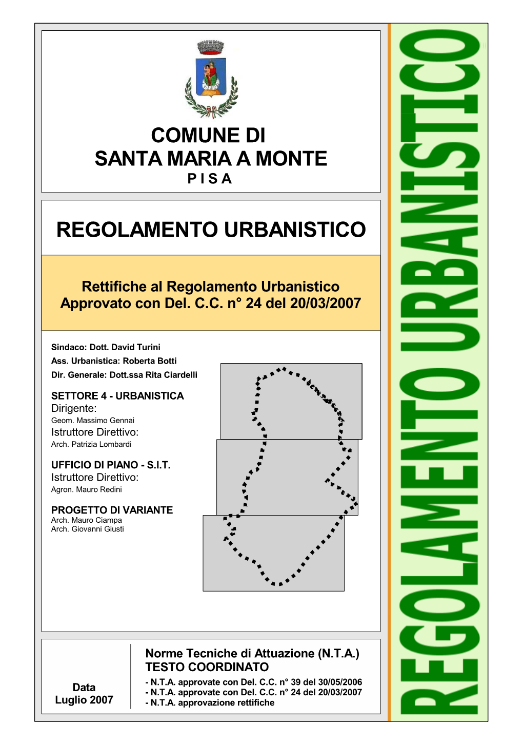 Regolamento Urbanistico Norme Di Attuazione