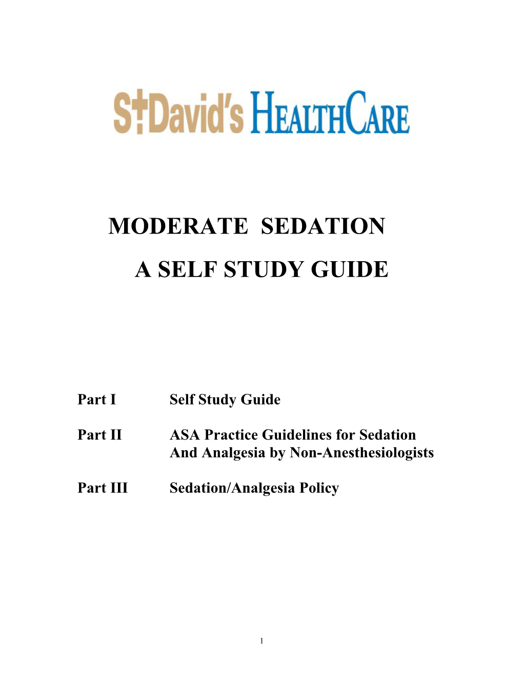 Moderate Sedation