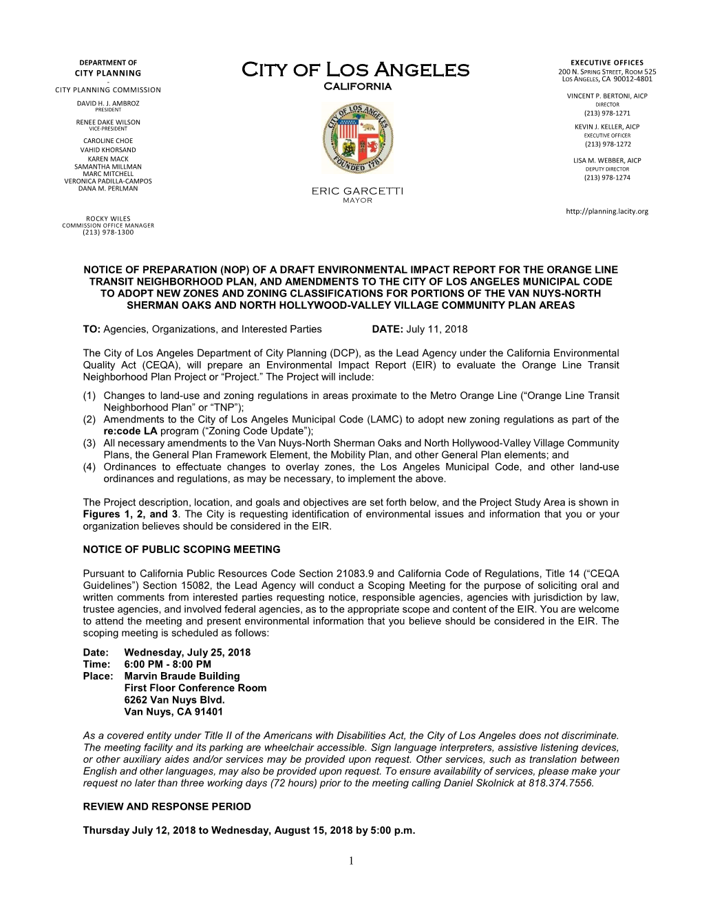 Orange Line Transit Neighborhood Plan Project