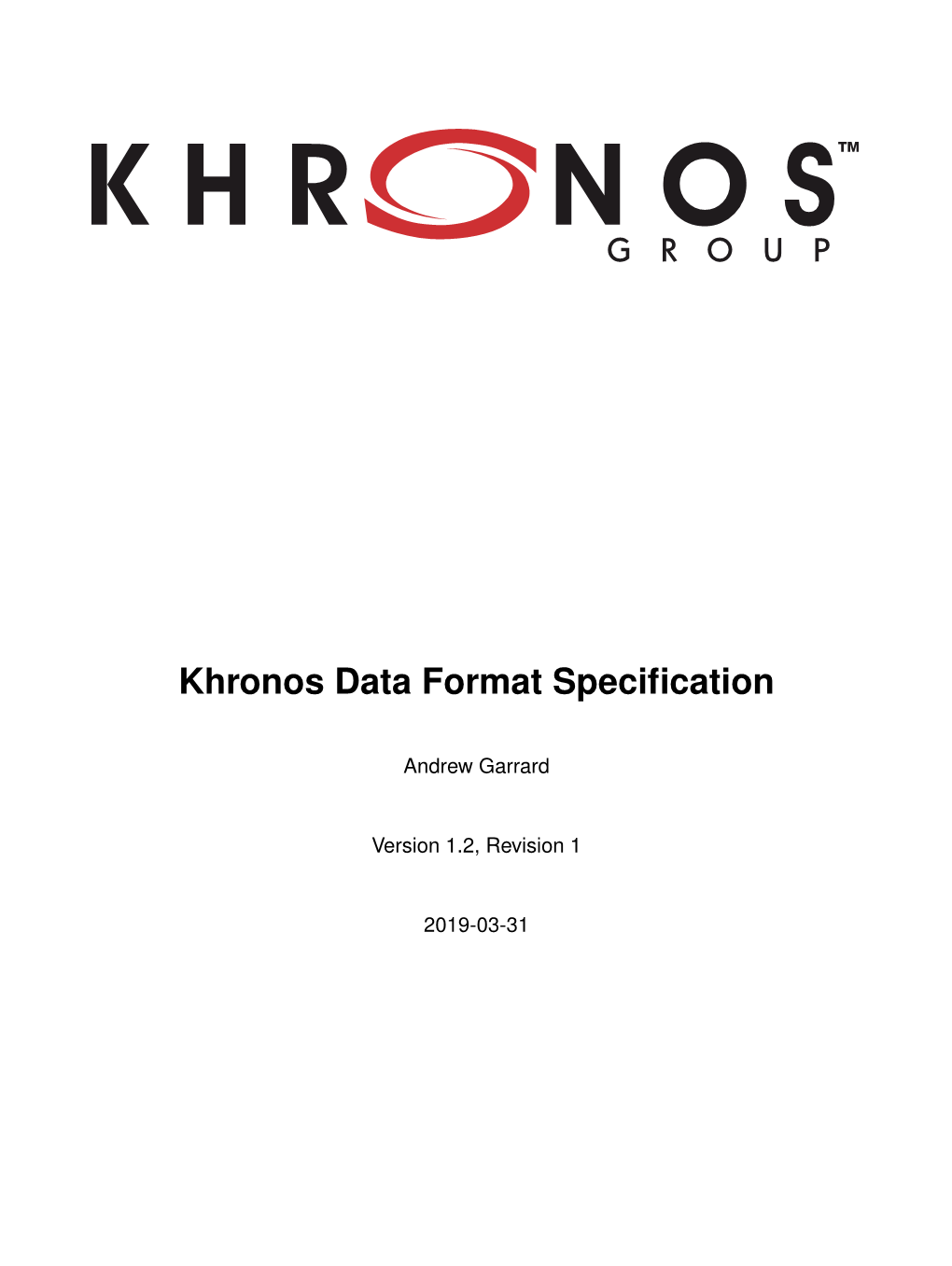 Khronos Data Format Specification