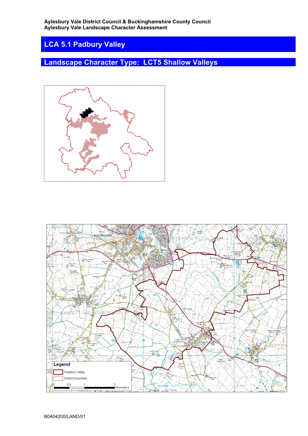 LCA 5.1 Padbury Valley Landscape Character Type