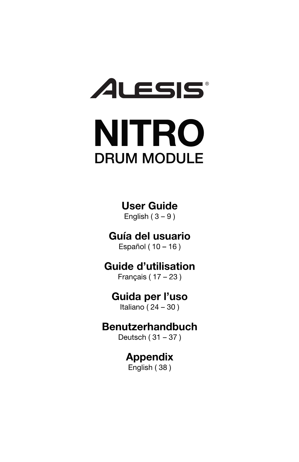 Nitro Drum Module User Guide