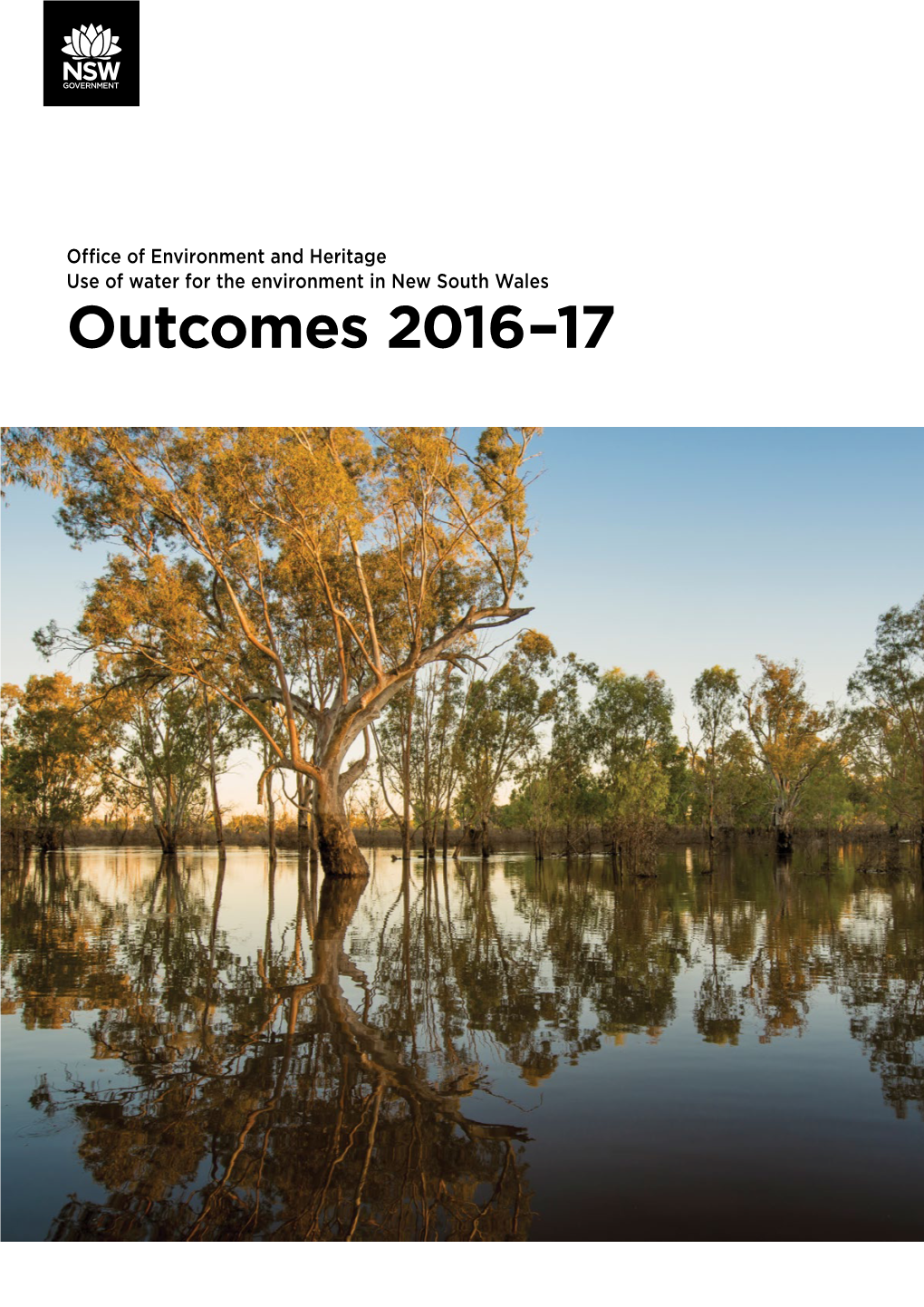 Use of Water for the Environment in NSW: Outcomes 2016-17Download