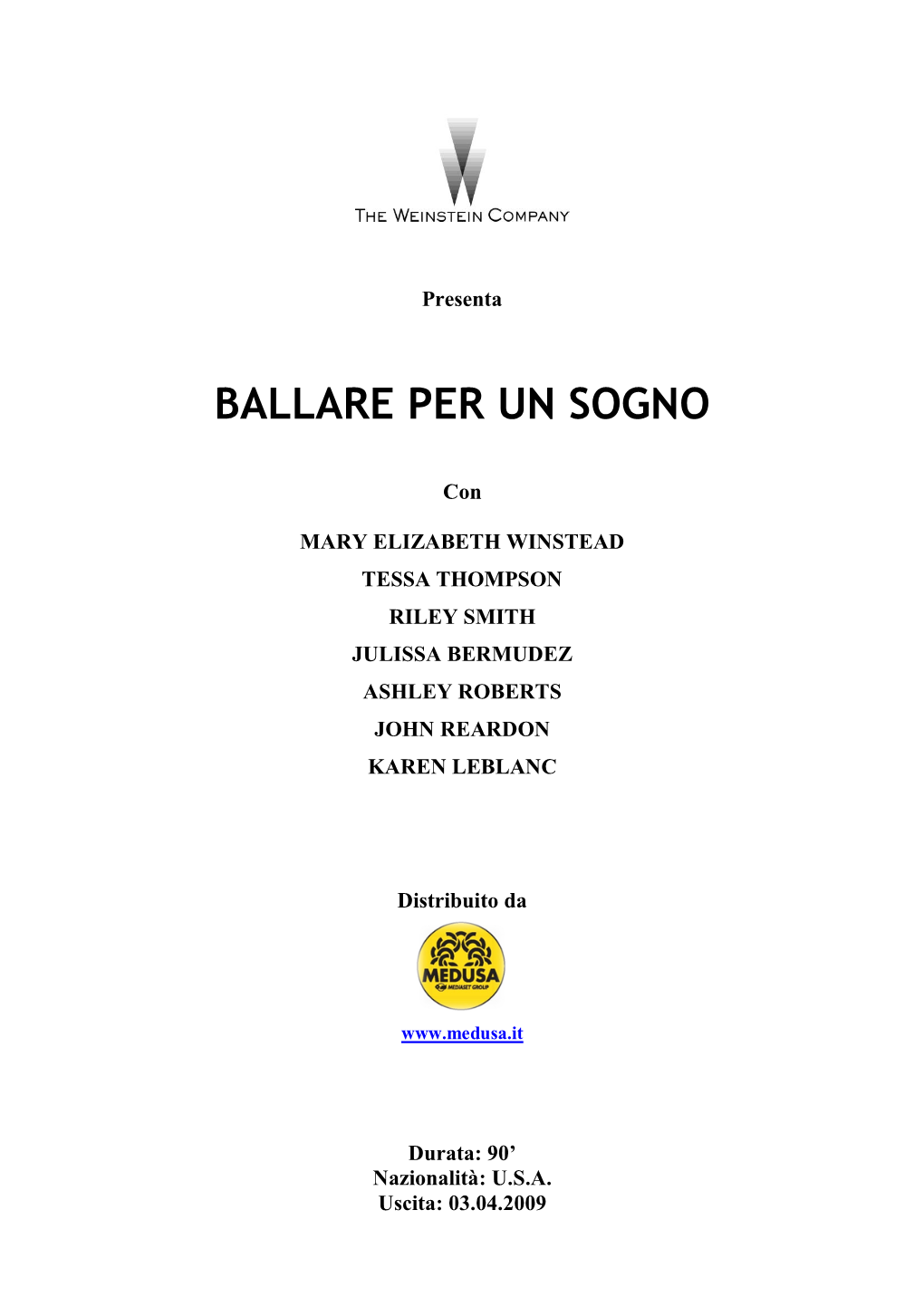 Ballare Per Un Sogno