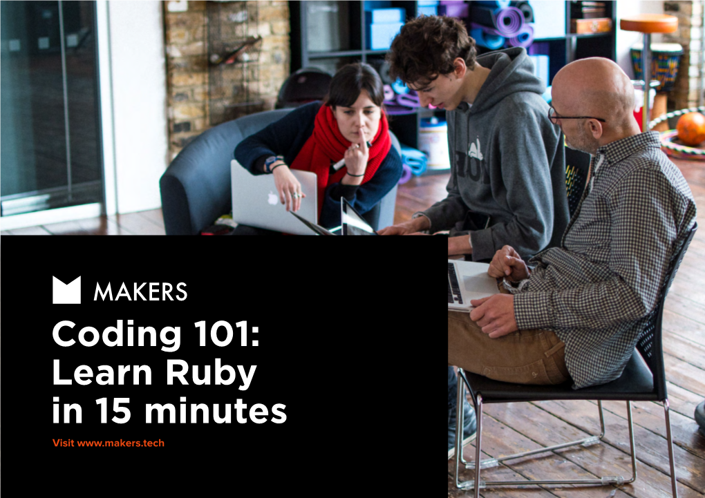 Coding 101: Learn Ruby in 15 Minutes Visit