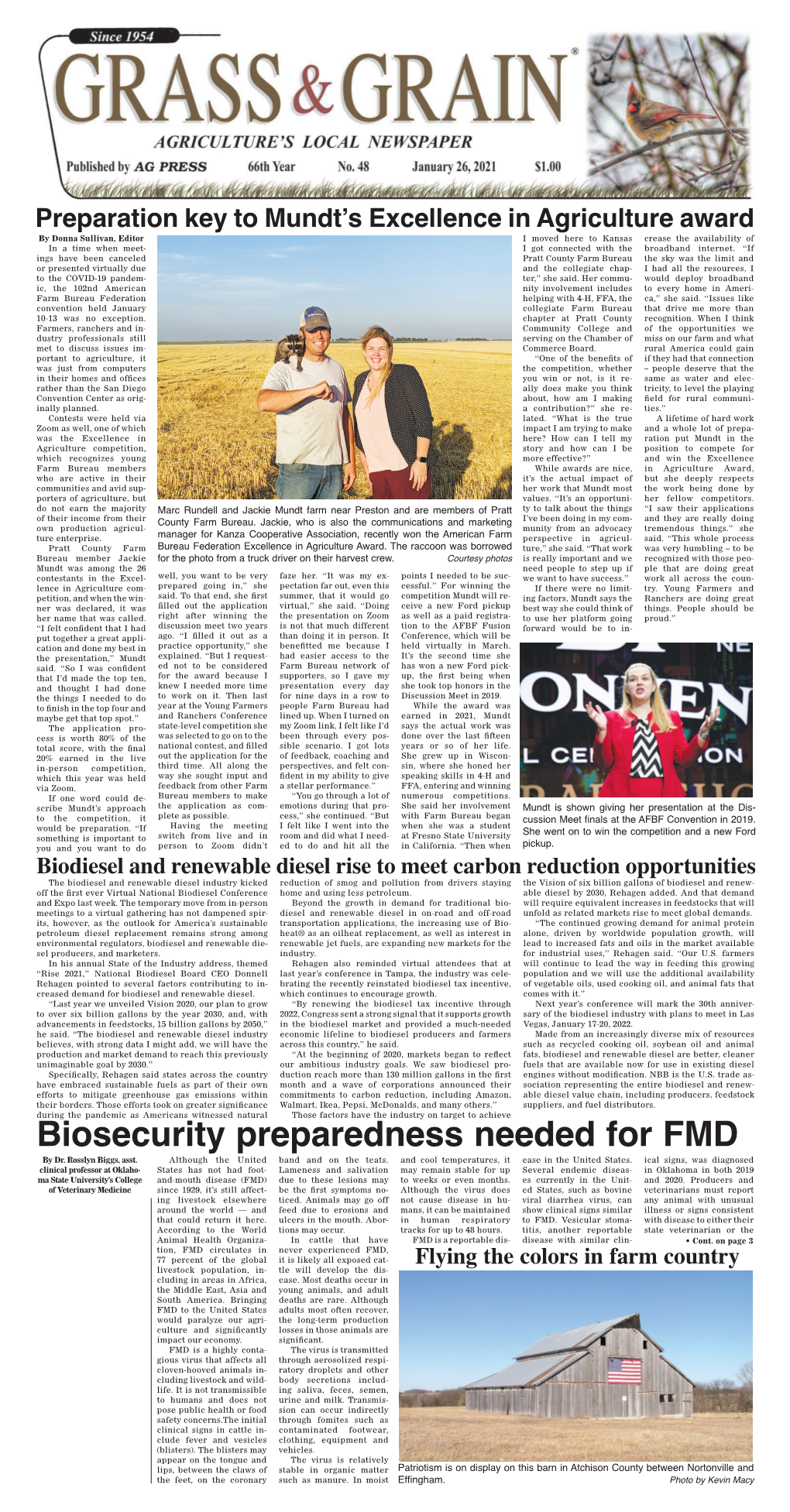 Biosecurity Preparedness Needed for FMD by Dr