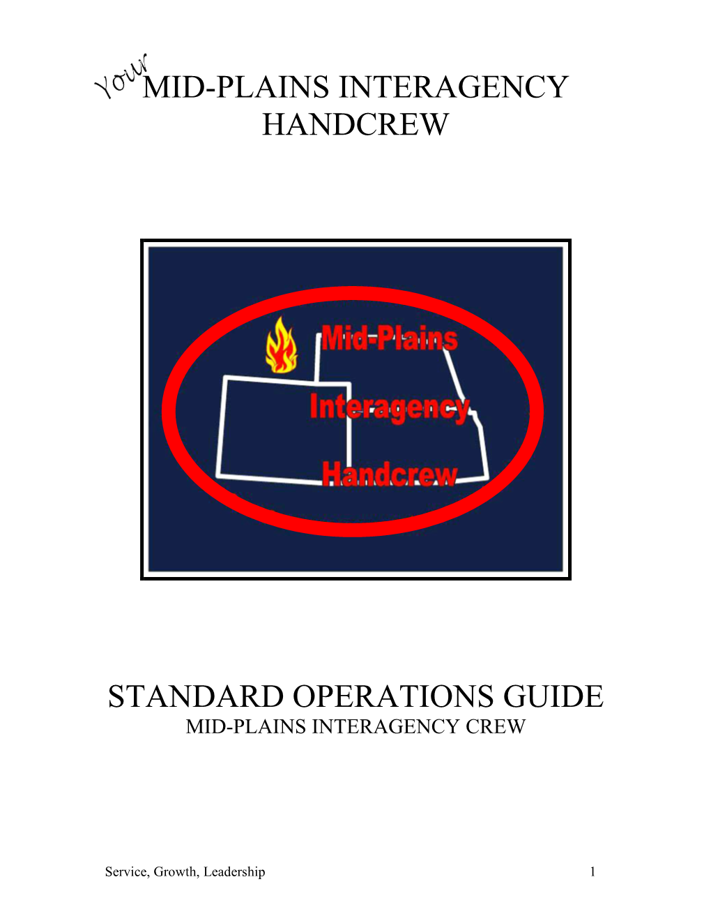 Mid-Plains Interagency Handcrew Standard Operations Guide