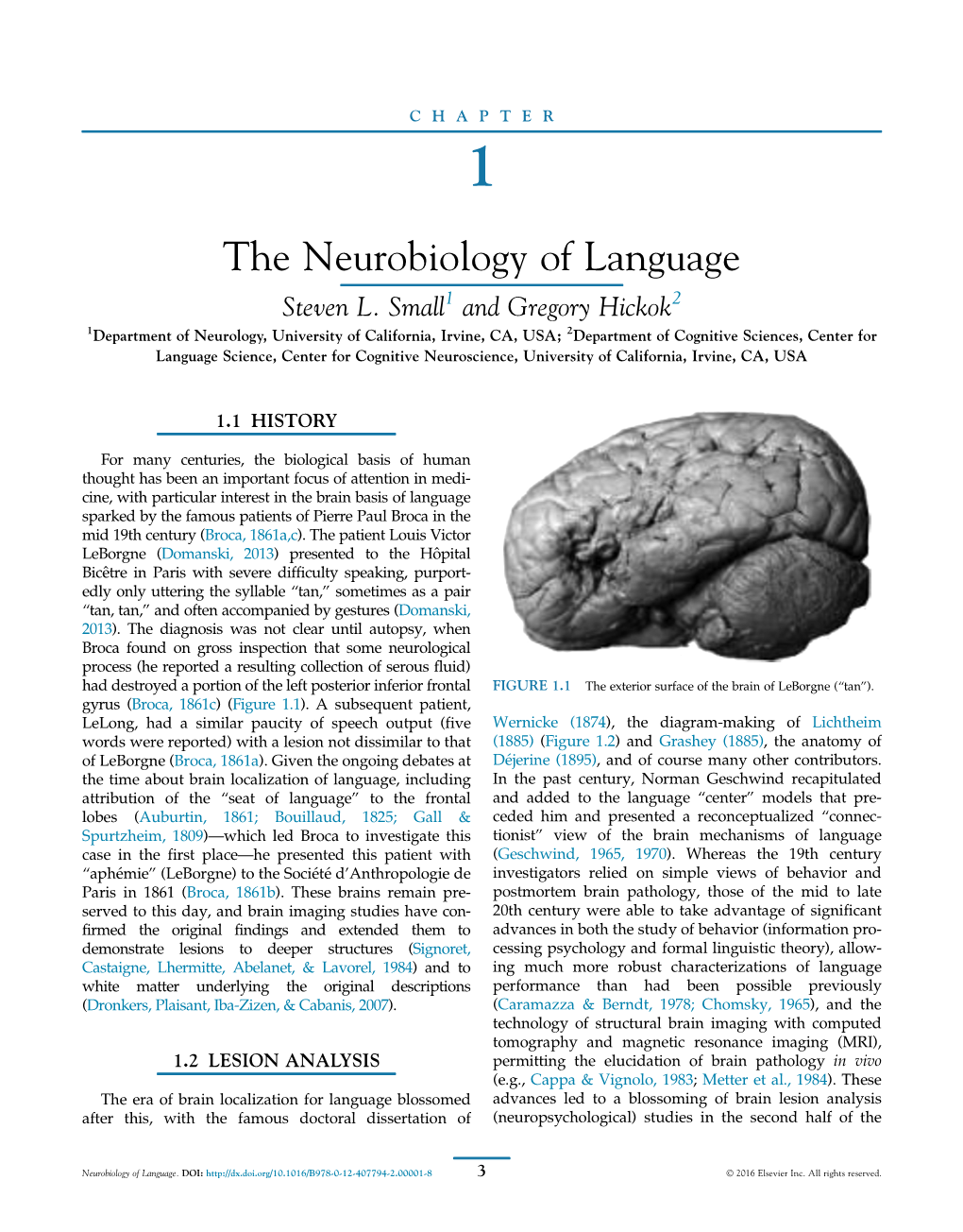 Neurobiology of Language Steven L