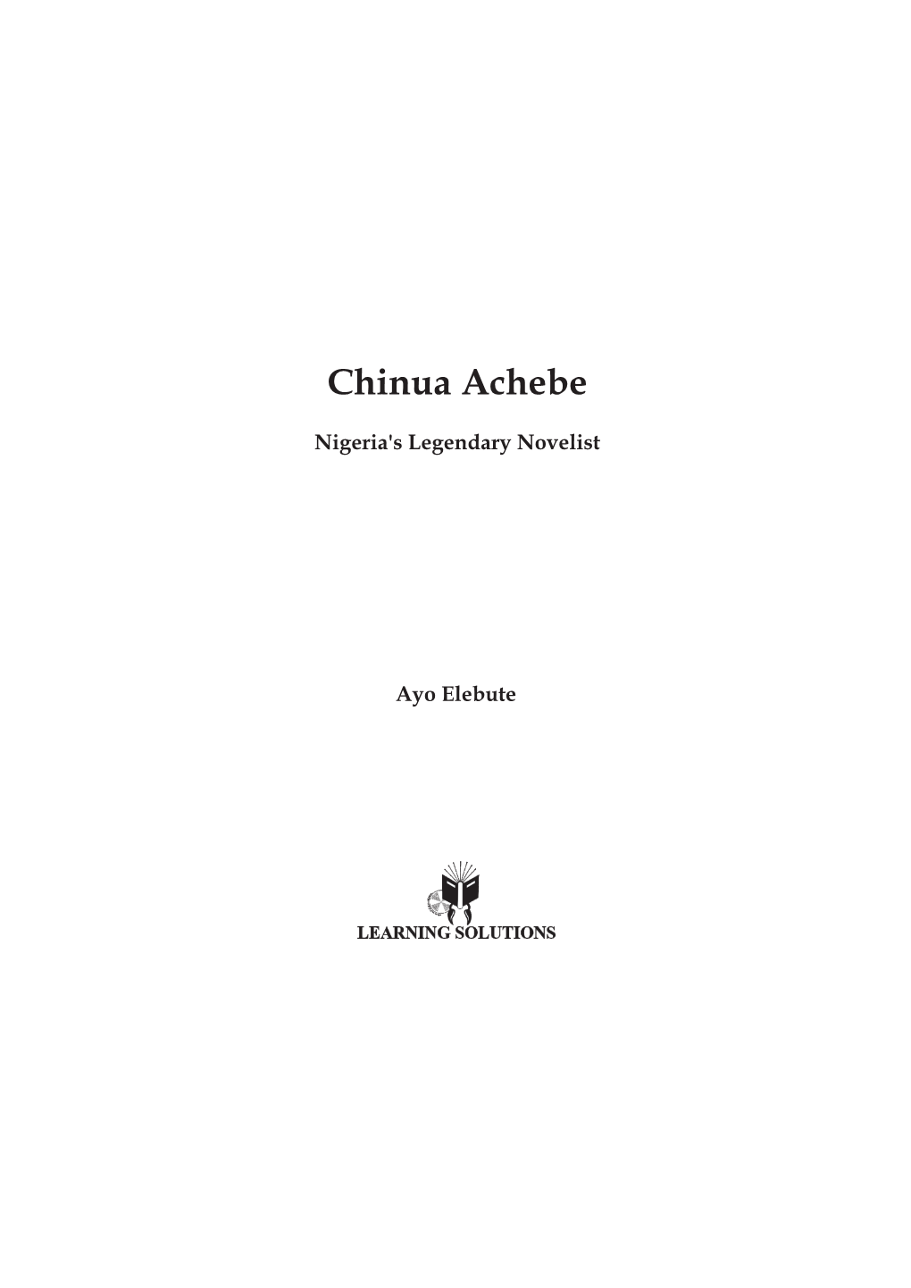 Chinua Achebe