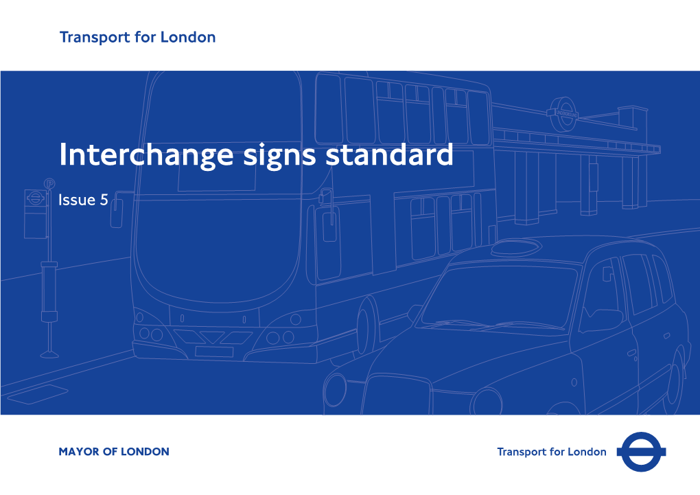 Tfl Interchange Signs Standard